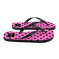 Black Polka Flip-Flops