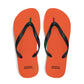 Outrageous Orange Flip-Flops