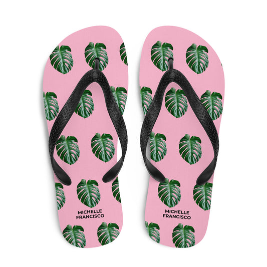 Monstera Flip-Flops