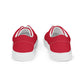 Women’s Red Lace-up Canvas Shoes