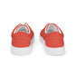 Women’s Orange Red Lace-up Canvas Shoes