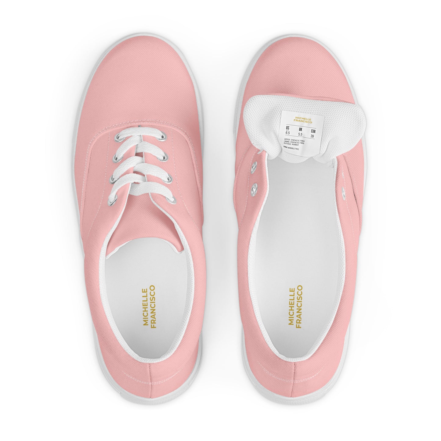 Women’s Your Pink Lace-up Canvas Shoes