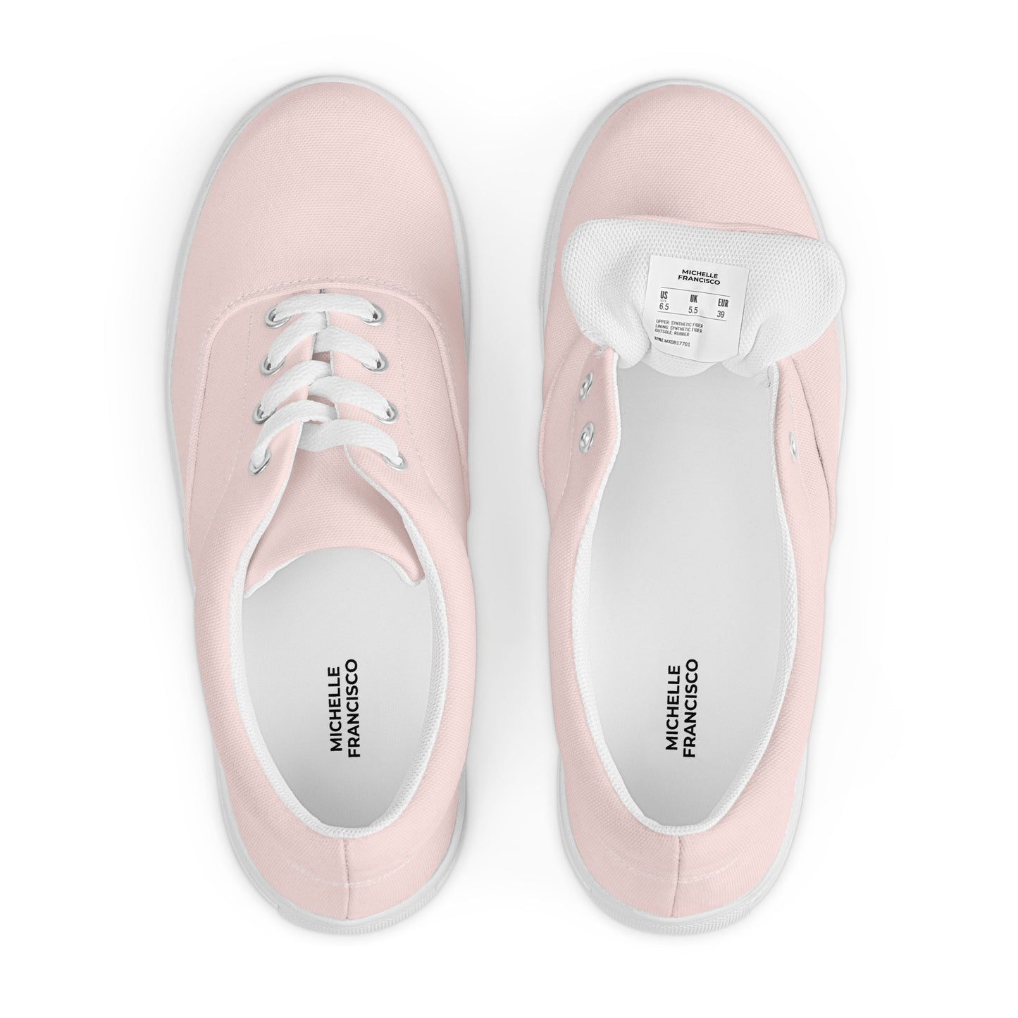 Women’s Misty Rose Lace-up Canvas Shoes