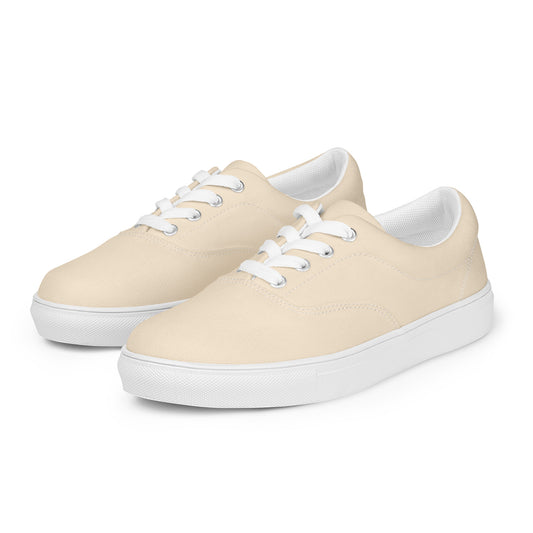 Women’s Papaya Whip Lace-up Canvas Shoes