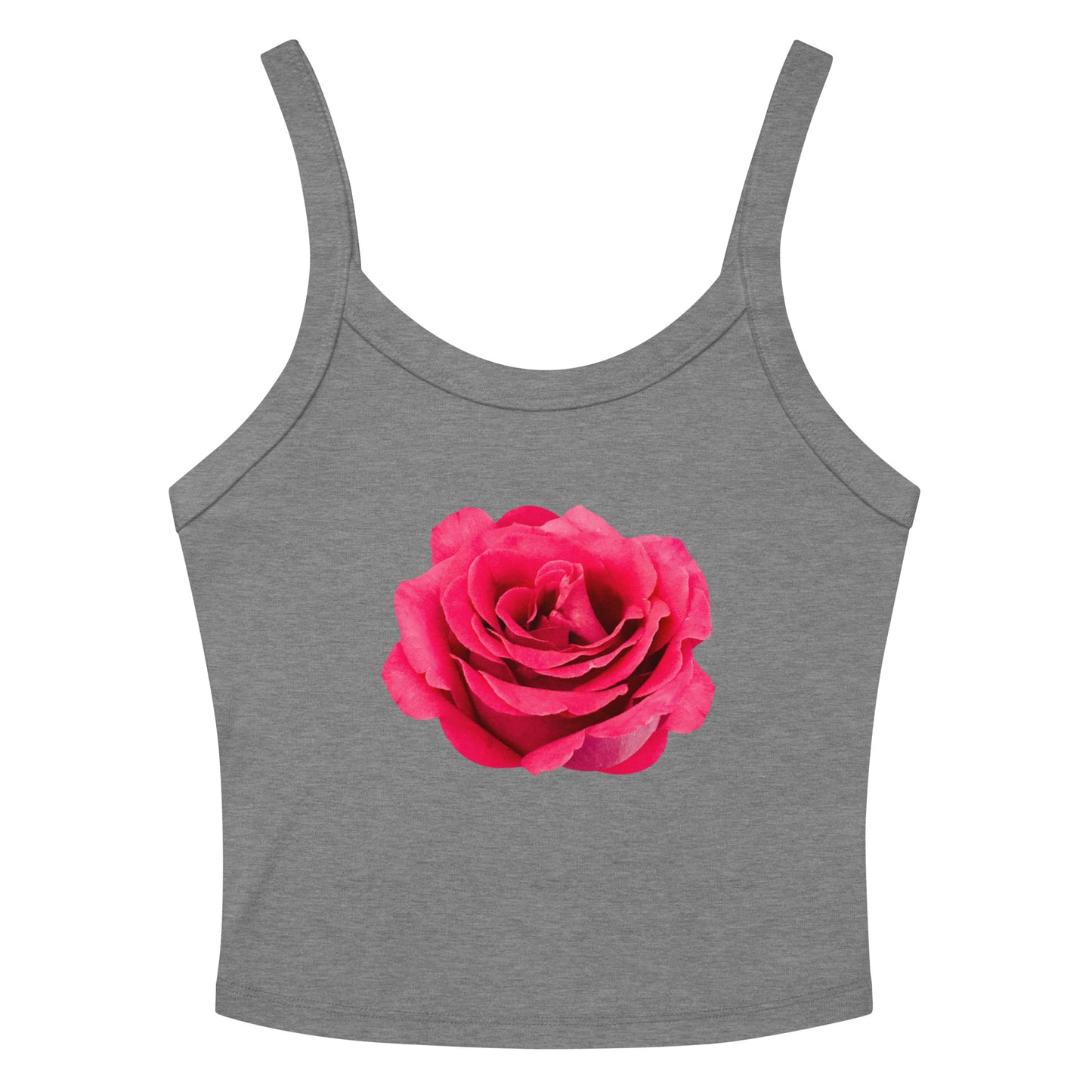 Pink Rose Women’s Micro-Rib Tank Top