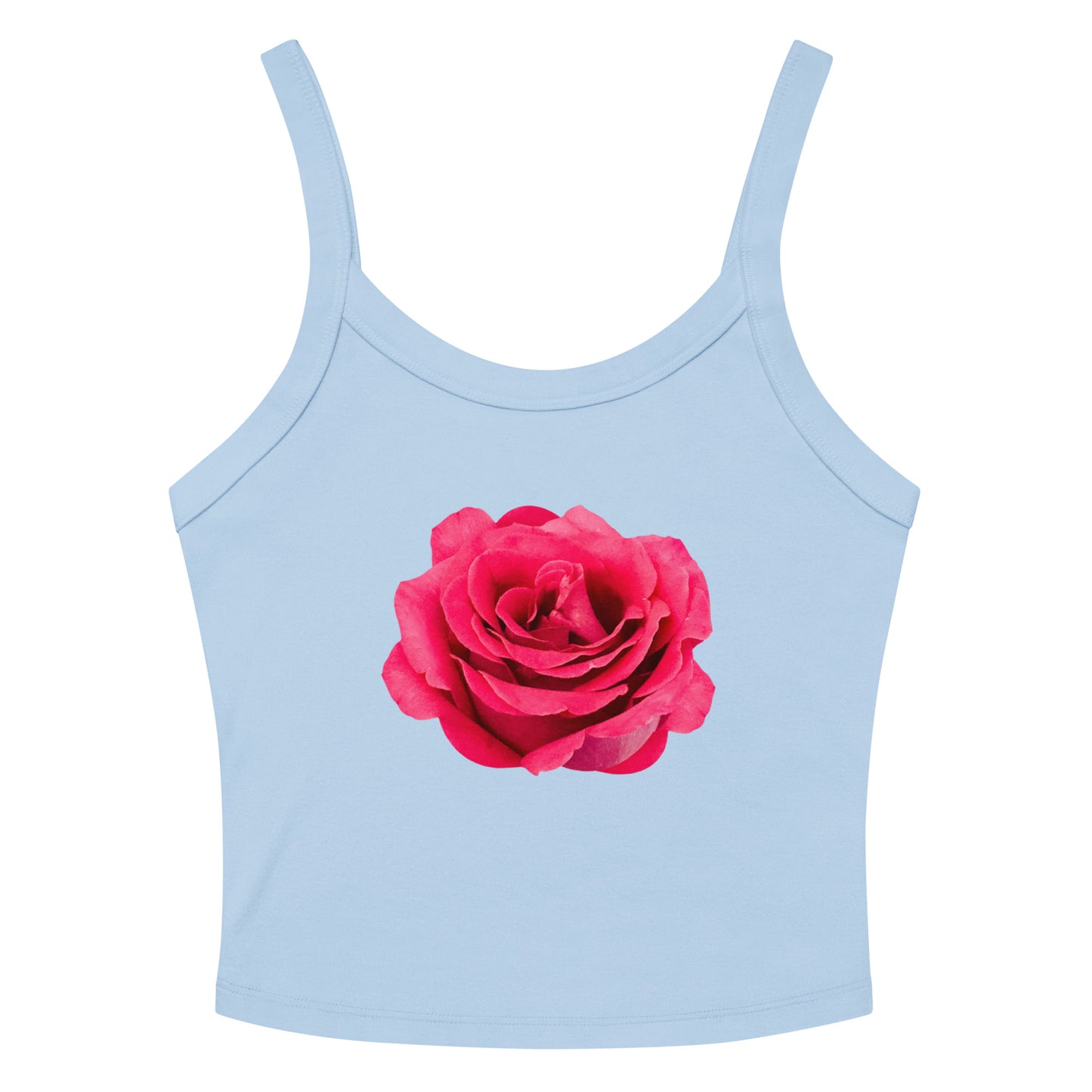 Pink Rose Women’s Micro-Rib Tank Top