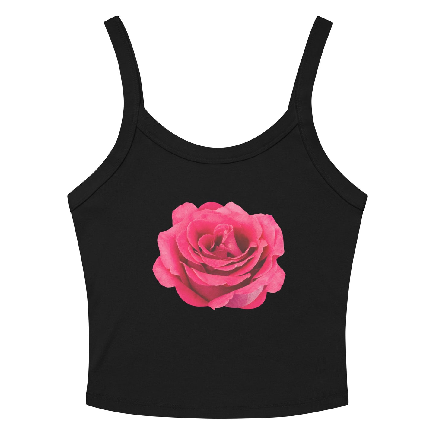 Pink Rose Women’s Micro-Rib Tank Top