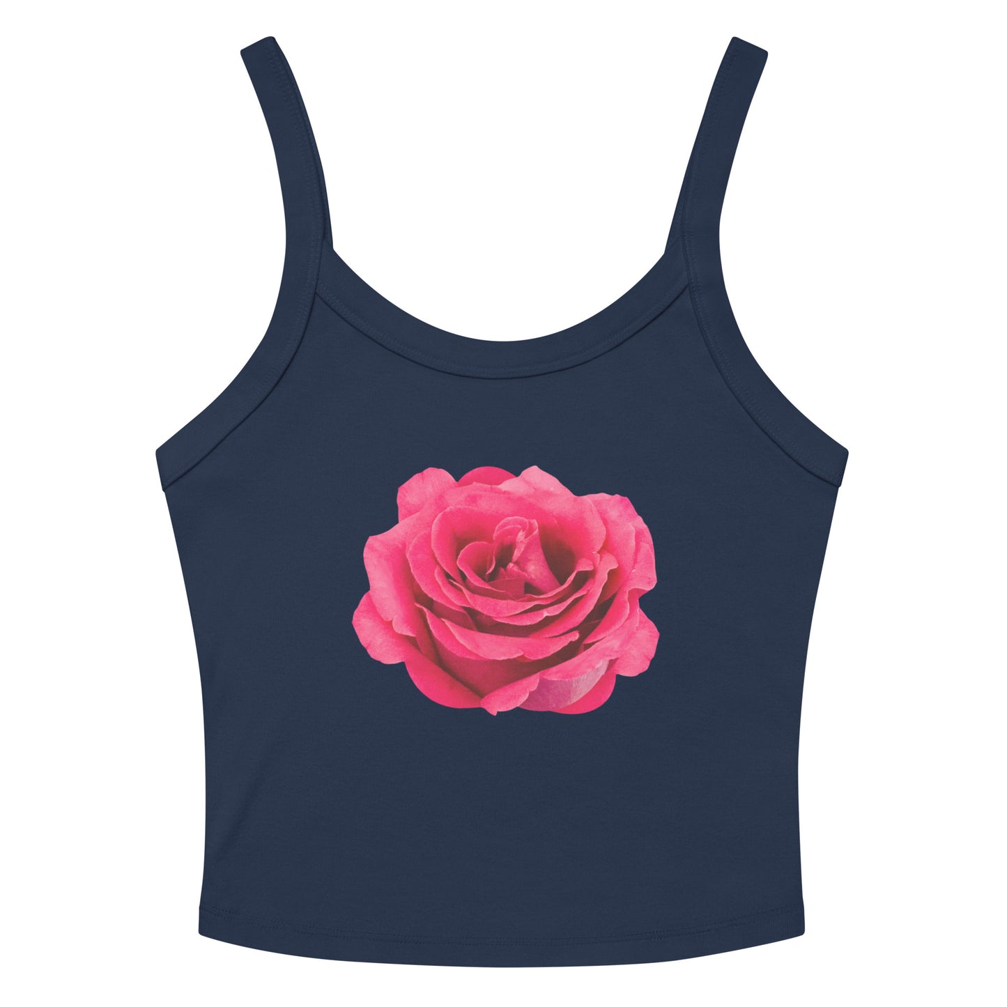 Pink Rose Women’s Micro-Rib Tank Top