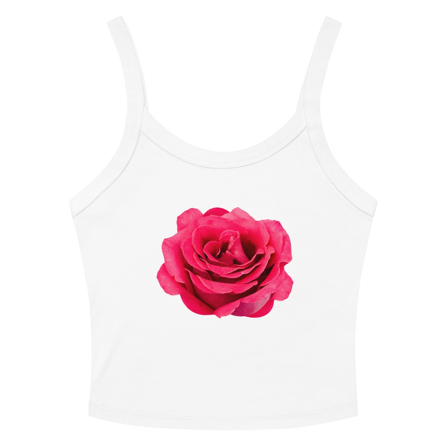 Pink Rose Women’s Micro-Rib Tank Top