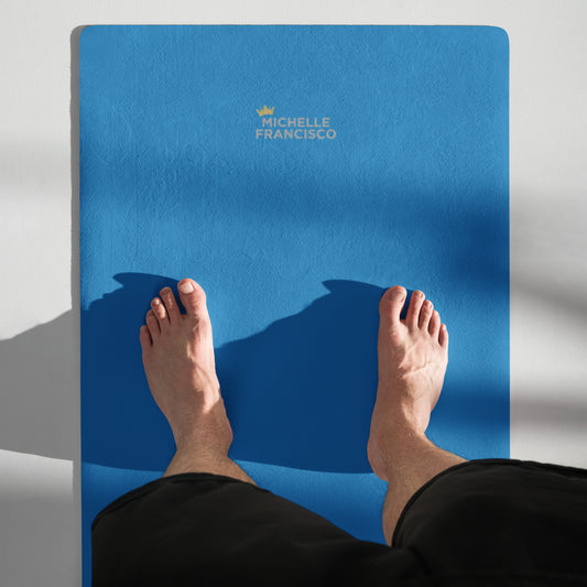 Navy Blue Yoga Mat