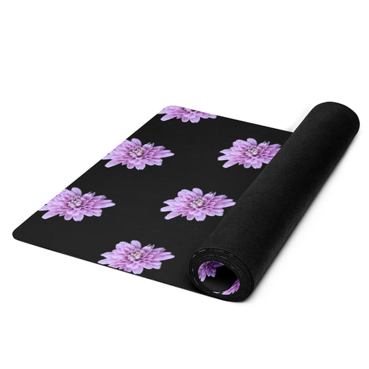 Bloom Black Yoga Mat