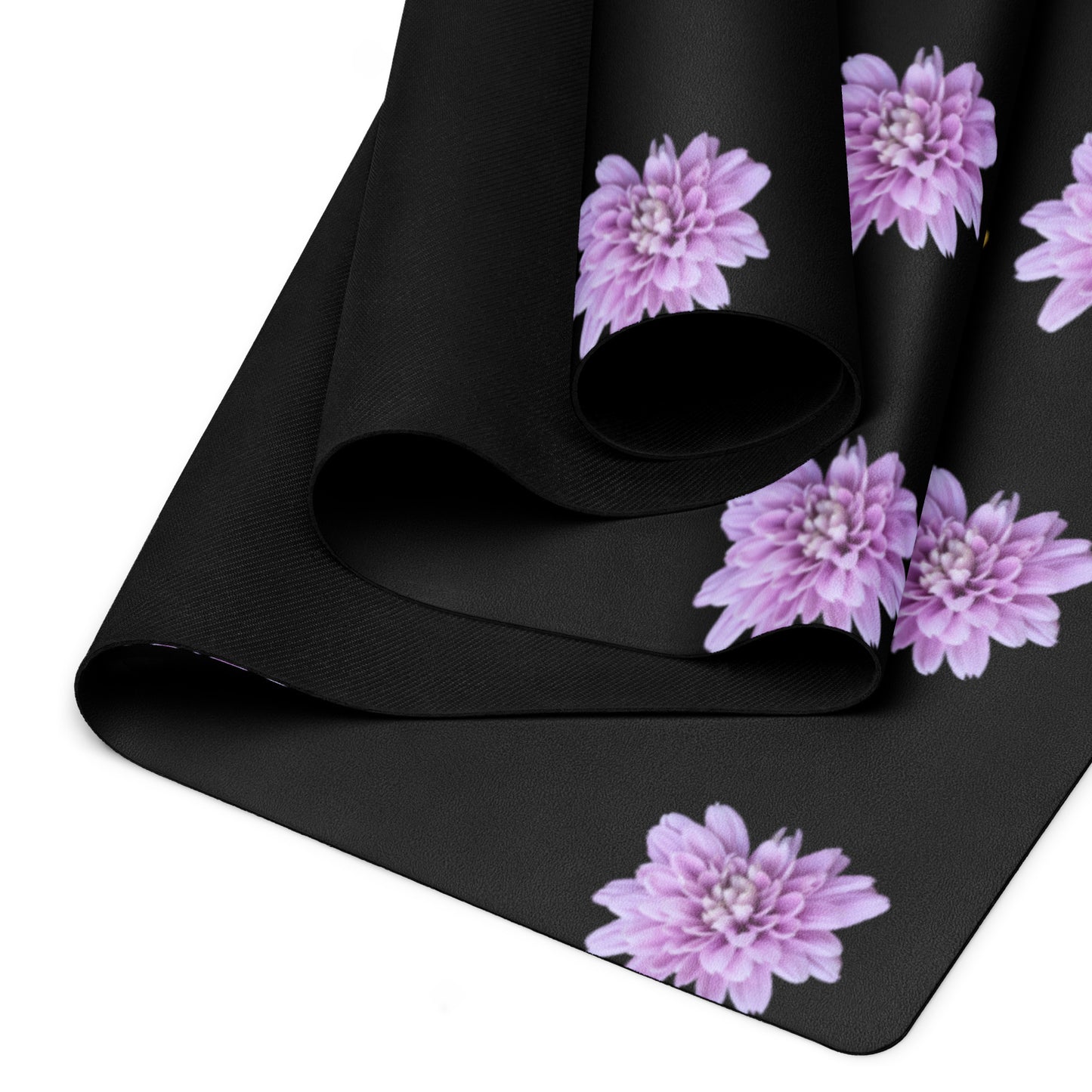 Bloom Black Yoga Mat