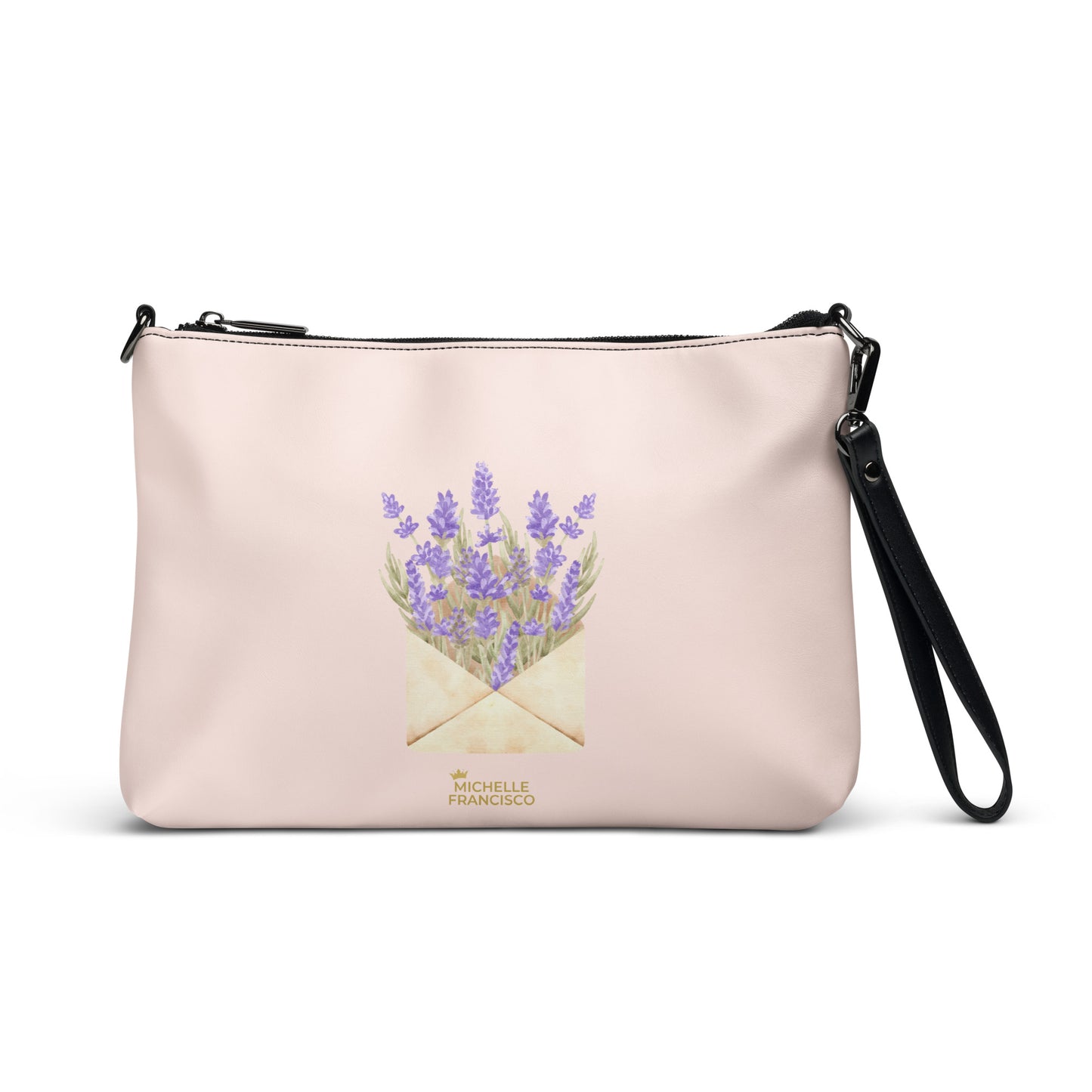 Wisp Pink Flower Crossbody Bag