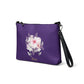 Purple Flower Crossbody Bag