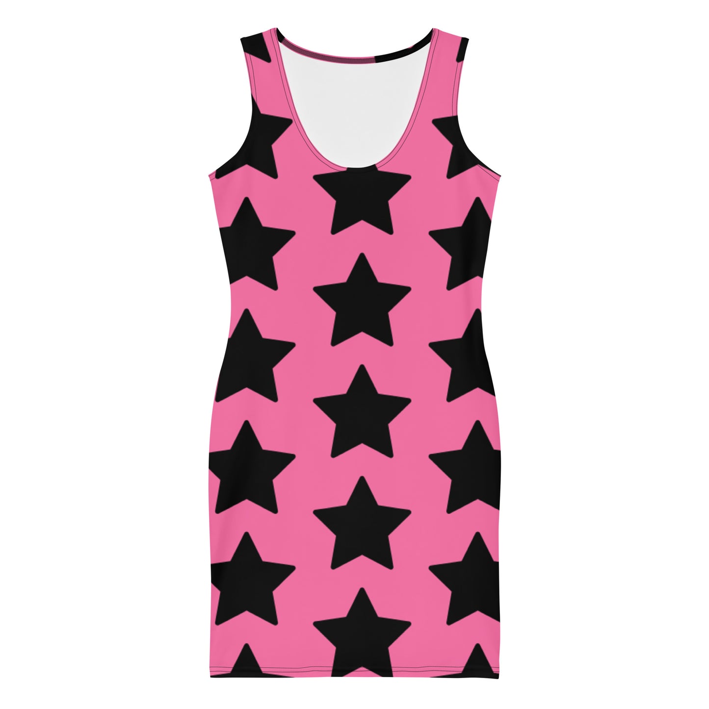 Black Star Pink Mini Dress
