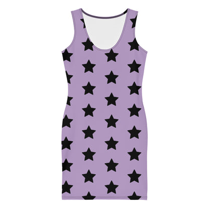 Black Star Lavender Mini Dress