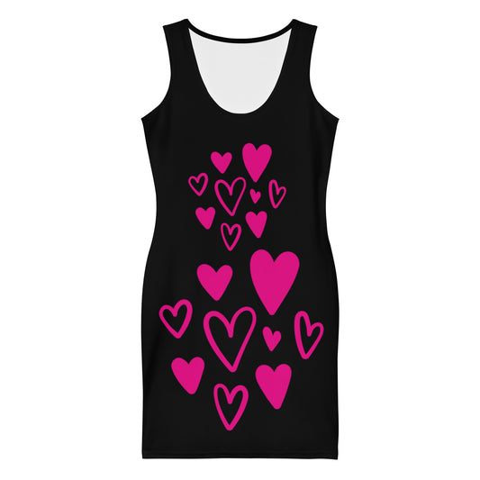 Heart Shower Mini Dress