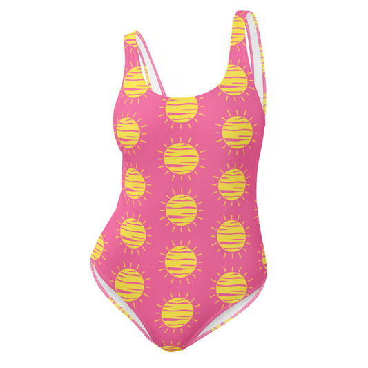 Sunny Beach Vibes One-Piece Swimsuit