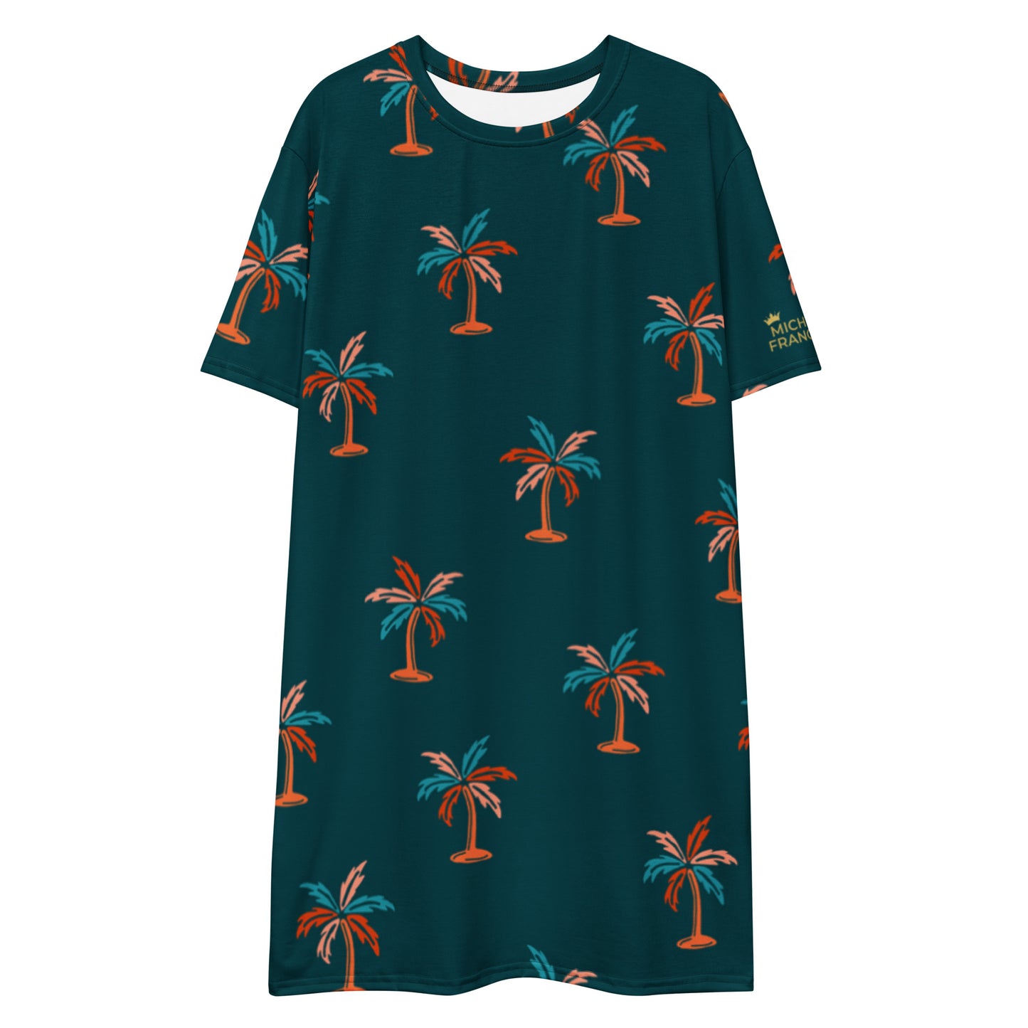 Tropical T-shirt Dress