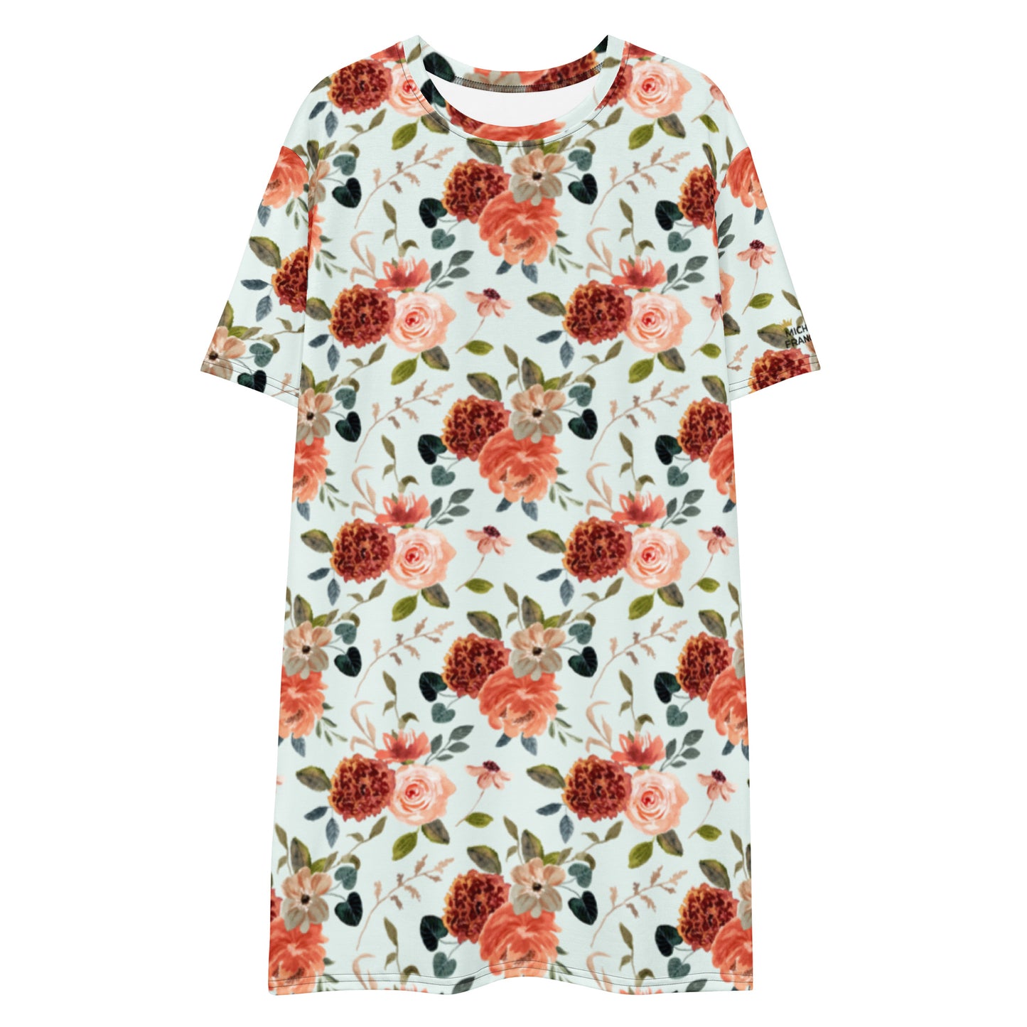 Flowers Vibe T-shirt Dress