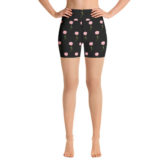 Give Me Flowers Yoga Shorts