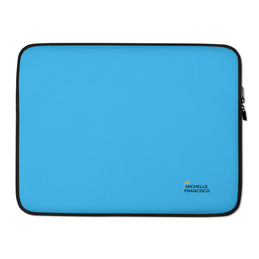 Deep Sky Blue Laptop Sleeve