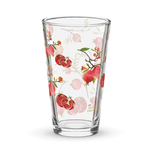 Pomegranate Shaker Pint Glass