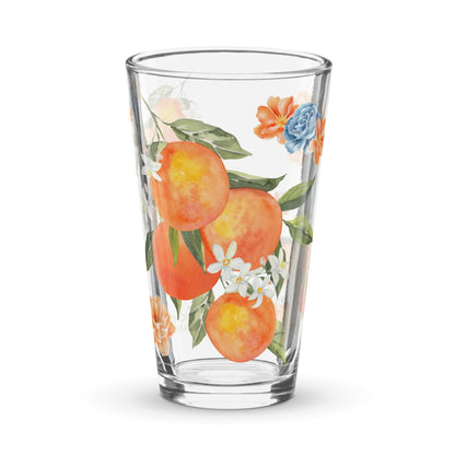 Orange Lover Shaker Pint Glass