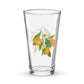 Orange Shaker Pint Glass