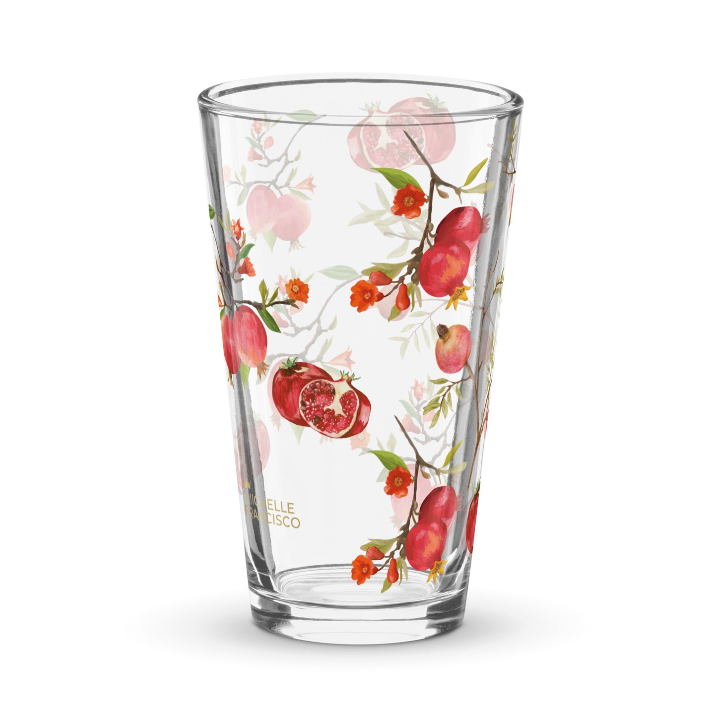 Pomegranate Shaker Pint Glass