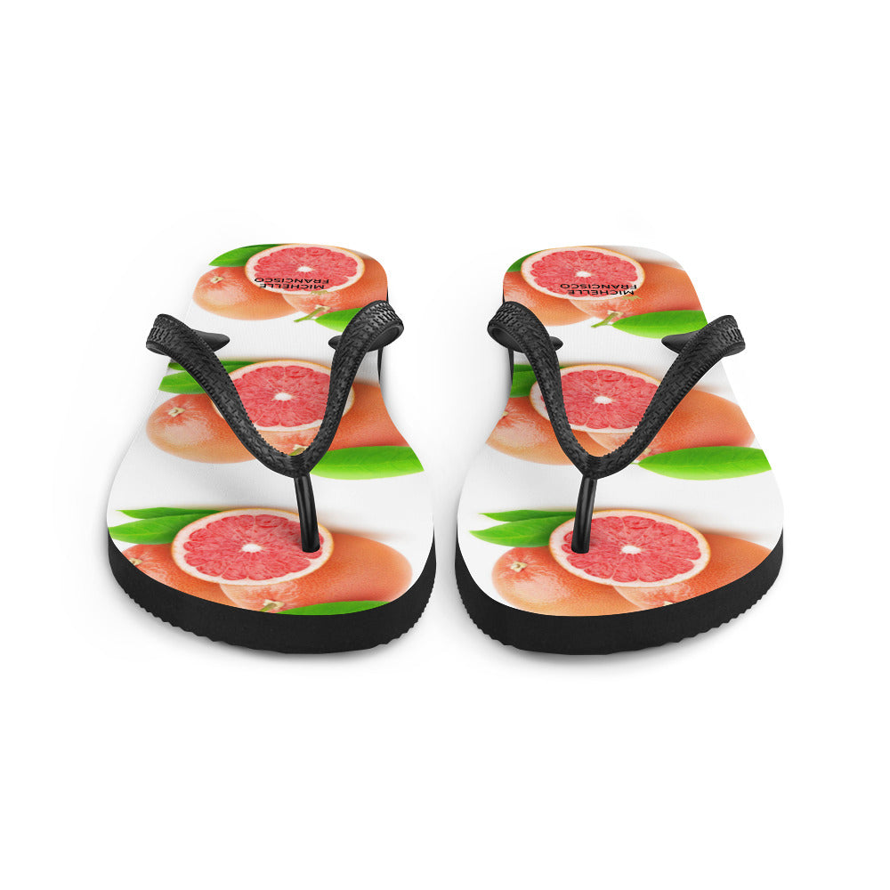 I Love Grapefruit Flip-Flops