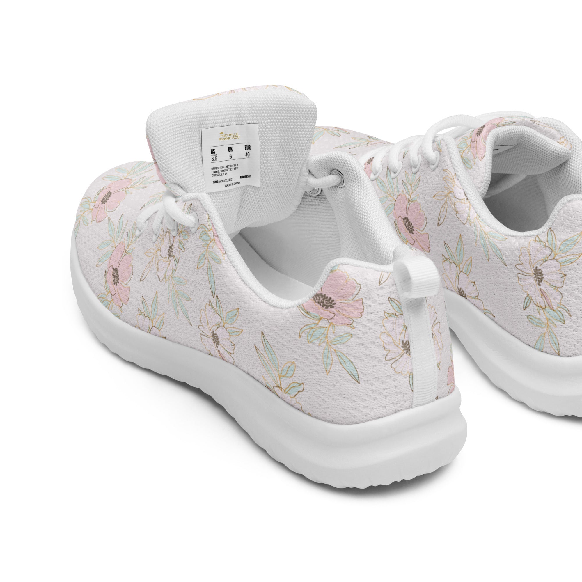 Womens floral running outlet shoes